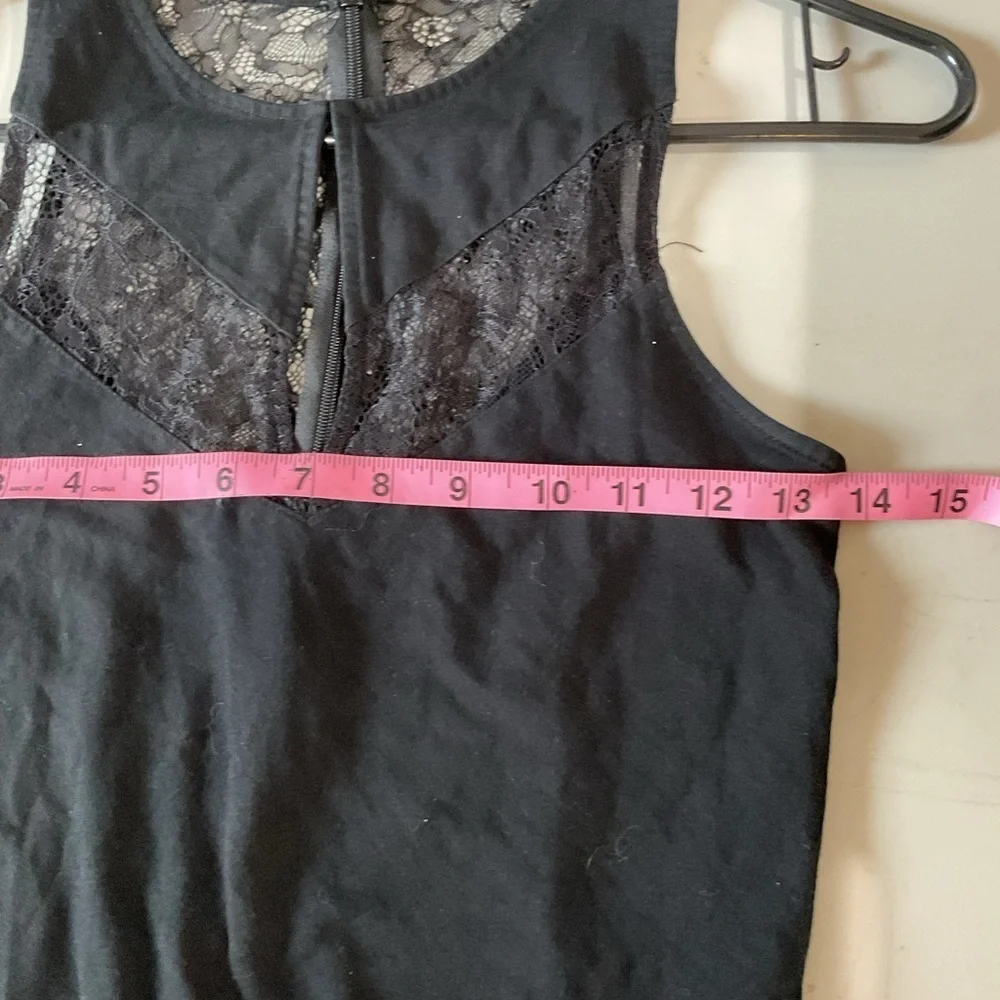Express Elegant Black Lace Top